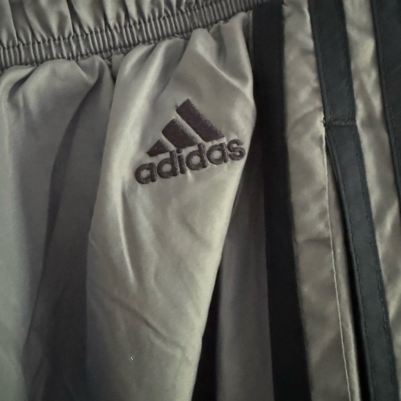 Adidas Blue Track Pants With Drawstring - Picture 6 of 6